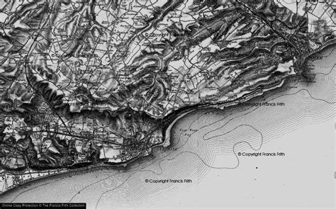 Historic Ordnance Survey Map Of Capel Le Ferne