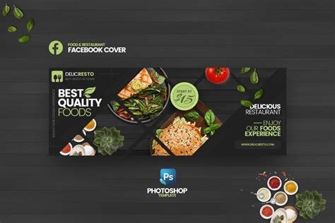 Food Facebook Cover Template Design Template Place Facebook Cover