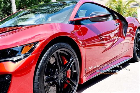 2022 Acura NSX Type S Valencia Red Pearl CQuartz Finest Reserve A