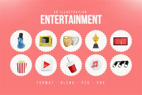 Entertainment 3d Icon Pack By Murez Alsyad On Dribbble