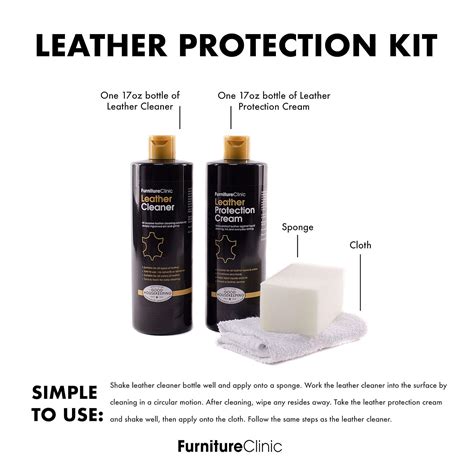 Dfs Natural Leather Sofa Cleaner Care Kit With Cleaning And Protective ...