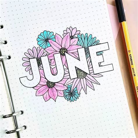 45 Monthly Bullet Journal Cover Page Ideas Beautiful Dawn Designs