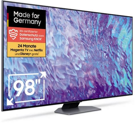 Samsung Gq98q80cat 247 Cm 98 Qled Ai Tv Mit Ai Neural Quantum