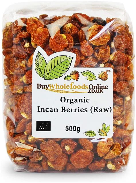 Buy Whole Foods Organic Raw Incan Berries 500g Approved Food