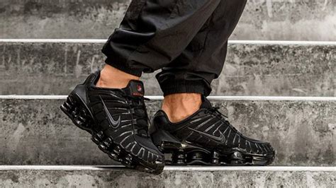 Nike Shox Tl Triple Black On Feet Atelier Yuwa Ciao Jp