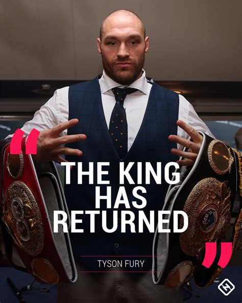 Boxing: Tyson Fury is BACK