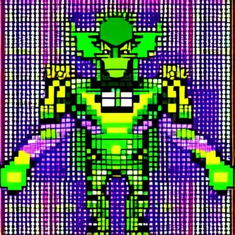 Pixel Art Bit Bit Sprite Sprites Thanos Stable Diffusion