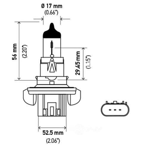 Hella H13 Hella Headlight Bulb Walmart