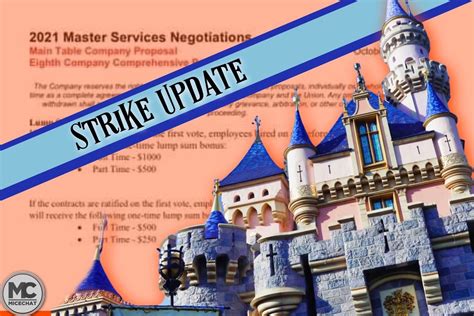 Disneyland Strike Update December 2021 - MiceChat