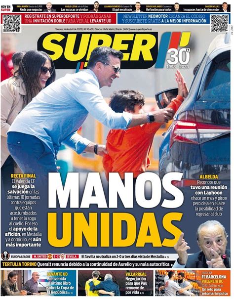 Capa Jornal SuperDeporte 14 Abril 2023 Capasjornais Pt