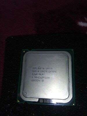 Intel Core 2 Extreme QX9770 3,2 GHz Quad-Core SLAWM LGA 775 CPU ...
