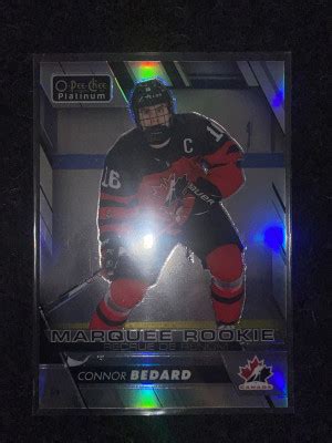 Connor Bedard Marquee Rookie Opc Platinum Rainbow Variant P Cb Mcp