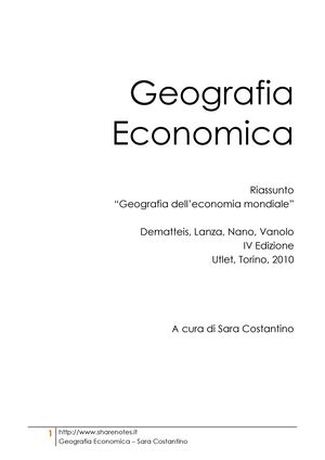 Geografia Economica Buono Geografia Economica Geografia Dell