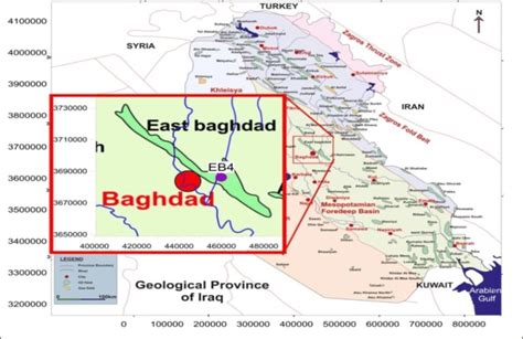 A map of the locations of oil and gas fields in Iraq showing the well... | Download Scientific ...