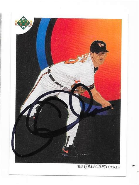 Gregg Olson Upper Deck Autographed Signed Baltimore Orioles