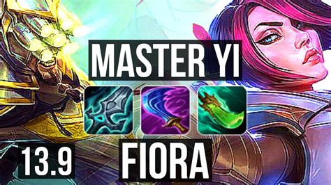 Master Yi Vs Fiora Top 7 Solo Kills 1 0m Mastery 300 Games Kr