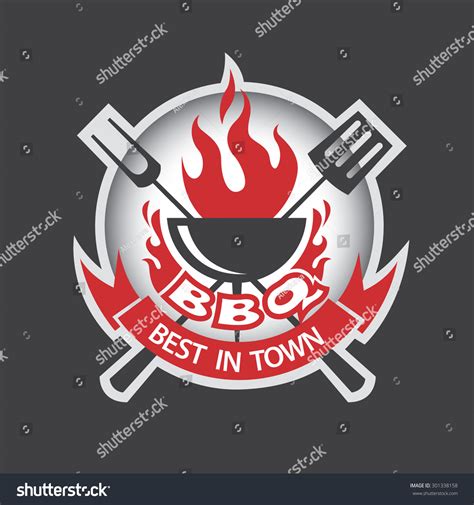 Bbq Grilled Chicken Logo Images Stock Photos Vectors