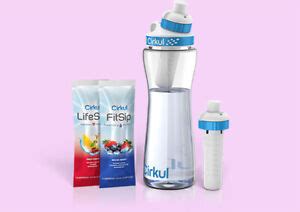 Cirkul Hydration Pack Water Bottle 22 oz Free Shatter Proof+2 Flavor ...