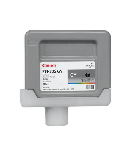 Original Canon Pfi Grey Ink Catridge United Copiers