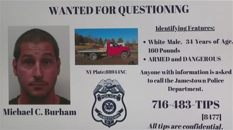 Jamestown Police Department Looking For Armed Dangerous Man