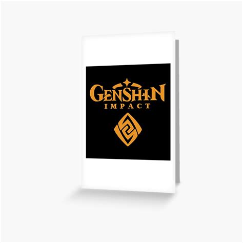 "Genshin Impact Geo Symbol Elements Genshin Impact Elements" Greeting ...