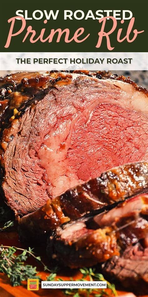 Slow Roasted Prime Rib A Holiday Favorite SundaySupper Recipe