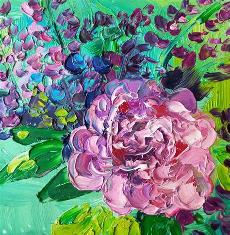 Roses Painting Original Art Pink Rose Oil Painting Flowers Etsy