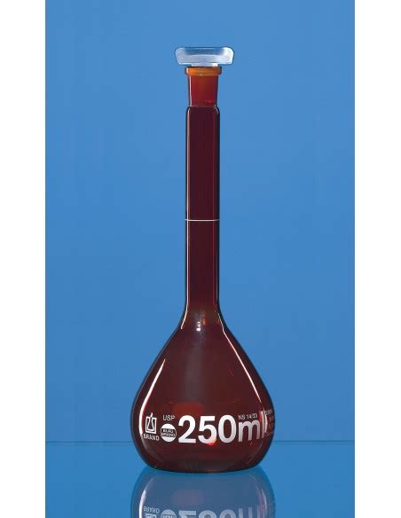 Volumetric Flask Usp Blaubrand A De M Ml Boro Ns