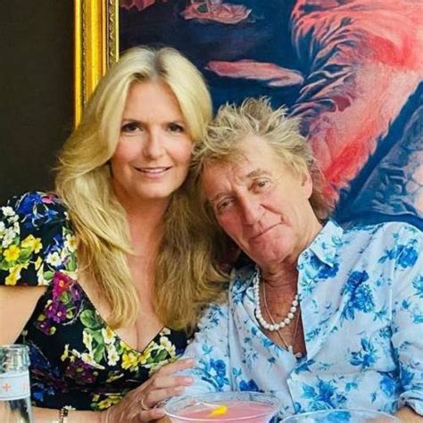 Sir Rod Stewart And Wife Penny Lancaster Renew Their Vows For The