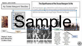 Distance Learning: The Texas Rangers Timeline! by Quick Bitz O' History