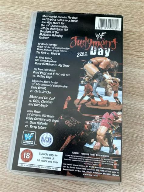 WF JUDGMENT DAY Undertaker Returns 2000 SilverVision VHS Video ...