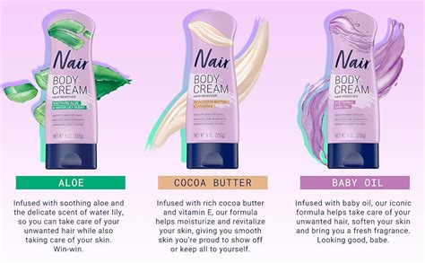 Nair Hair Remover Cocoa Butter 9oz Pack Of 3 Beauty And Personal Care