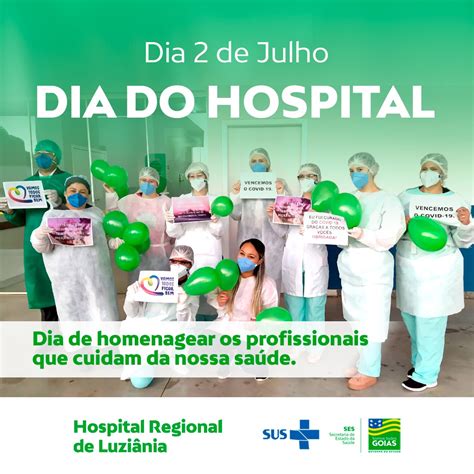 No Dia Do Hospital O Hrl Divulga Cart O Parabenizando Os Profissionais