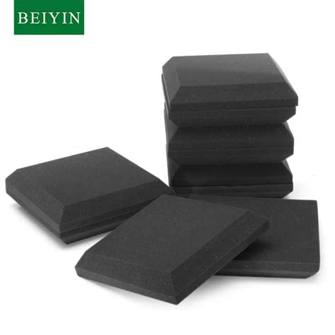 Beiyin Pack Acoustic Foam Soundproof Panels Square Plate Sound