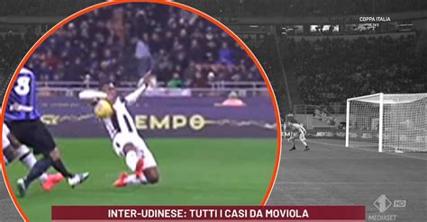 Inter Udinese Moviola Gazzetta Giusto Togliere Il Rigore Manca