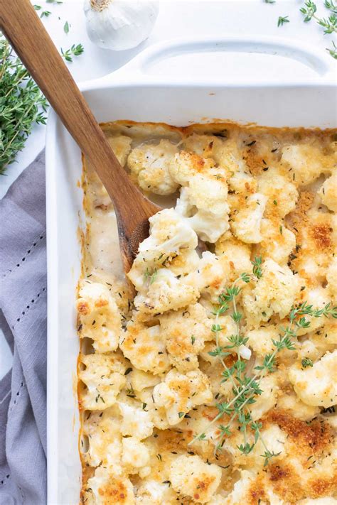 Cauliflower Au Gratin Recipe Evolving Table