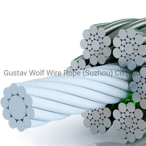 F619 S Sfc 1770n Mm2 D6 B Galvanized Fiber Core Elevator Rope Kone