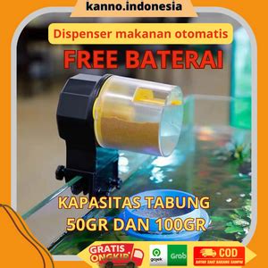 Jual Dispenser Makanan Ikan Aquarium Otomatis Akuarium Automatic Food