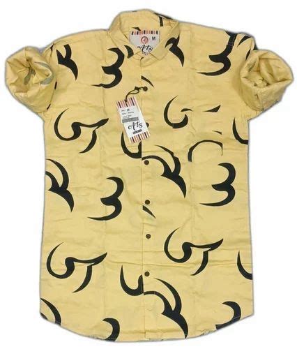 Men Cotton Printed Shirt Casual Full Sleeves At Rs 250 Piece In