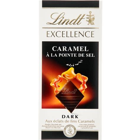 Spar Lindt Lindt Excellence Karamel Zeezout Pure Chocoladereep Je