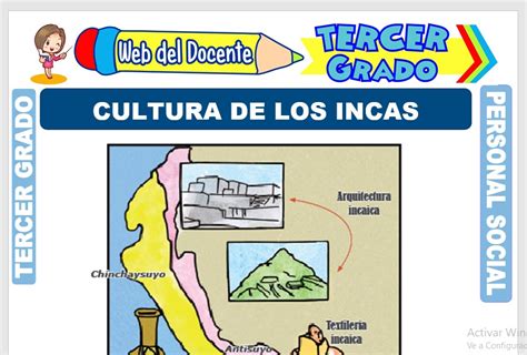 Cultura De Los Incas Para Tercer Grado De Primaria Web Del Docente