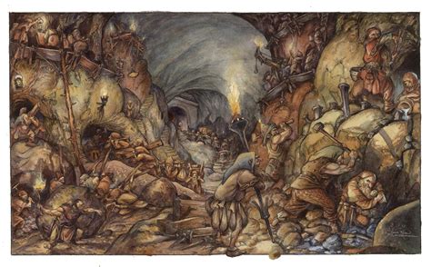 Artwork The Mines Of Aegol From Kingdom Of The Dwarves David Wenzel Ix Gallery