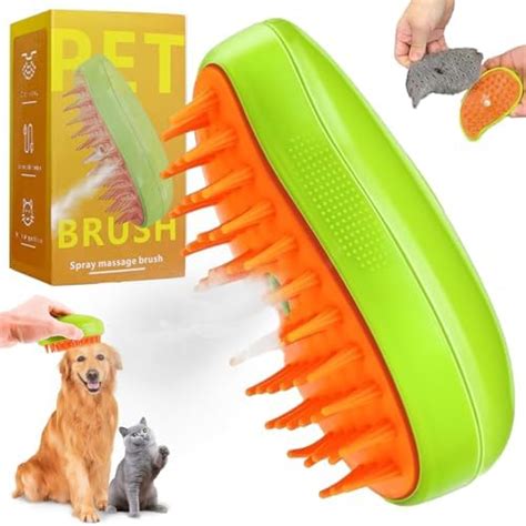 Steamy Cat Brush 2024 Cepillo De Vapor Para Gatos 3 En 1 Cepillo De