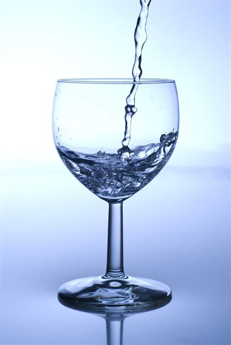 water pouring   glass  stock photo freeimages