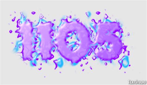 1105 Text Effect and Logo Design Number