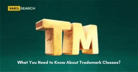 What You Need To Know About Trademark Classes