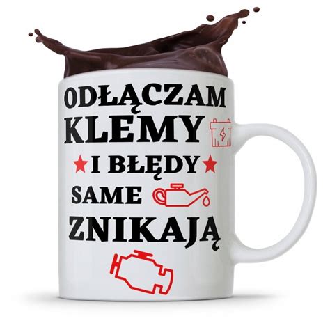 Kubek Prezent Dla Mechanika Od Czam Klemy Z Nadrukiem Ze Zdj Ciem