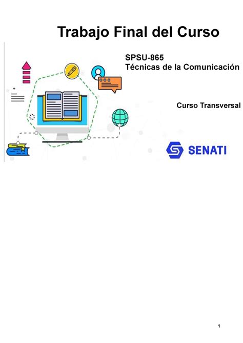 Spsu Trabajo Final Spsu T Cnicas De La Comunicaci N Curso