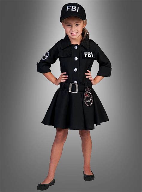 Fbi Kleid F R Kinder Mit M Tze Hier Kost Mpalast