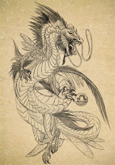 Sketch Of Dragon Tattoo Dragon Sketch Eastern Dragon Dragon Artwork